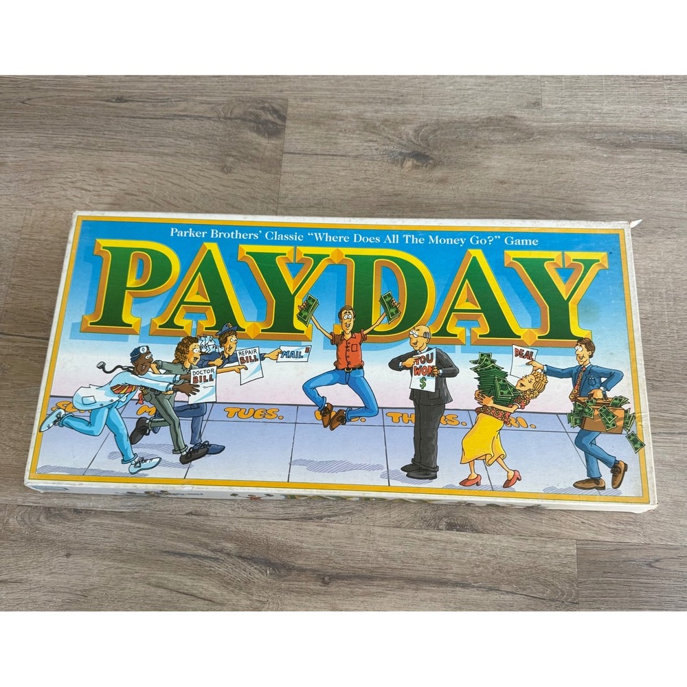 Vintage 1994 Payday Board Game Parker Brothers Classic Family Finance Game